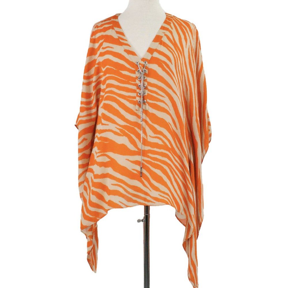 Michael Kors Zebra Stripe Top
